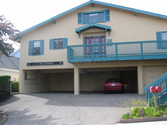 View of my Mill Valley office building from Millwood Street